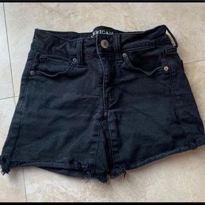 American Eagle black shorts